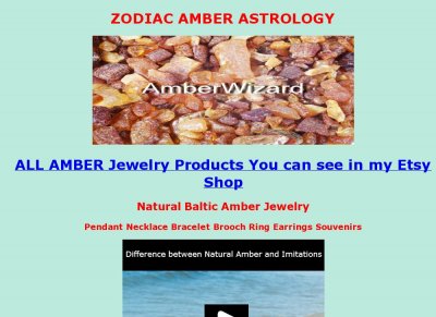 ZODIAC AMBER SIGN Genuine Baltic  BIRTHDAY GIFT BIRTHDAYSTONE BALTIC AMBER PERSONALIZED