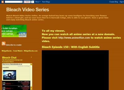 Bleach Video Series