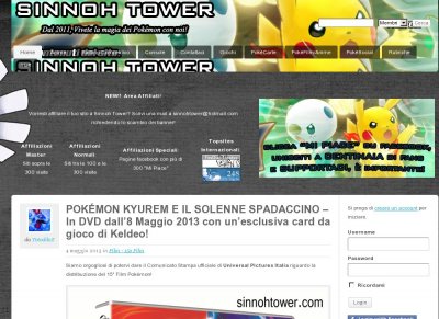 Sinnoh Tower - Italian Pokémon Website