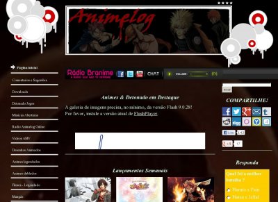 Animelog. Seu mais novo sites de animes online.