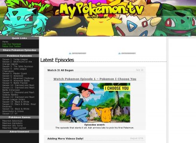 Watch Pokemon Episodes Online