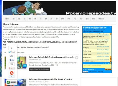 Watch Pokemon  Episodes and Movies Online
