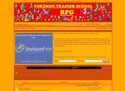 Pokemon Trainer School RPG