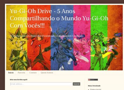 Yu-Gi-Oh Drive - 5 Anos Compartilhando O Mundo Yugioh Com Vocês!!!